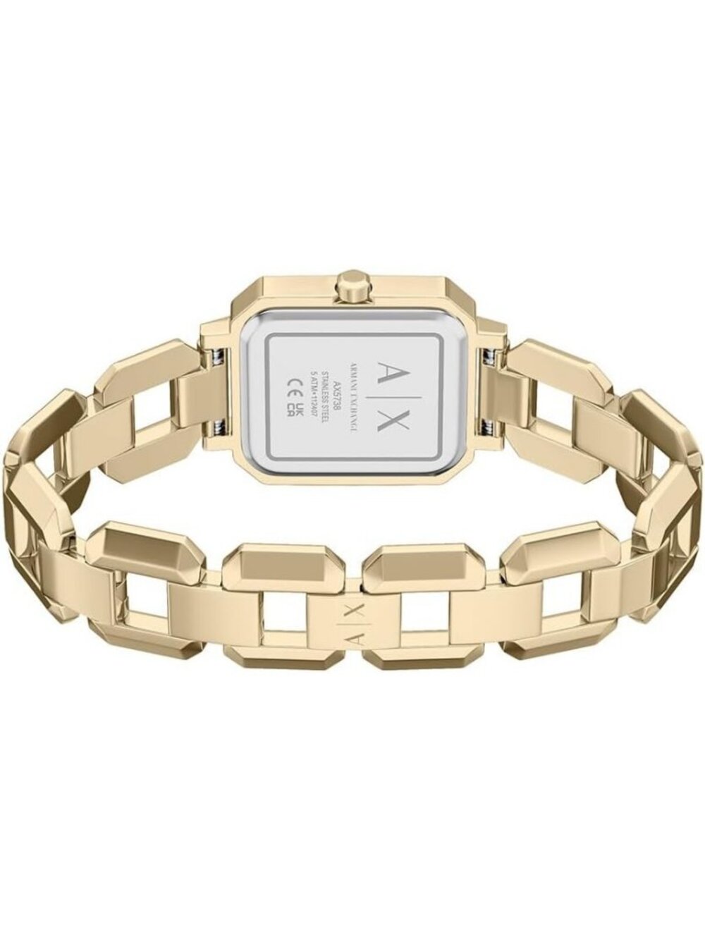 Women's Gold Leila Quartz Brown Dial Analog Quartz Bracelet Fashion Wrist Watch - Picture 6 of 7